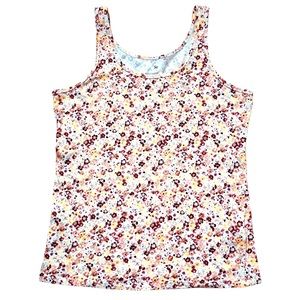 So Favorite Tank Top Autumn Floral Pattern NWOT